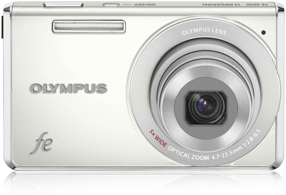 Olympus Easy X-960 (FE-5030) 14MP Compact Digital Camera - Pure