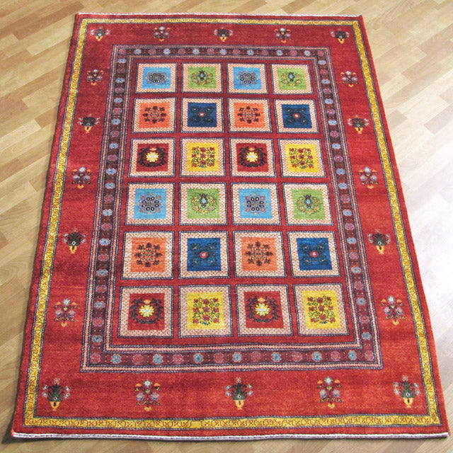 ゾランヴァリ,ギャッベ,ルリバフ,210×155cm｜ペルシャ手織りラグ