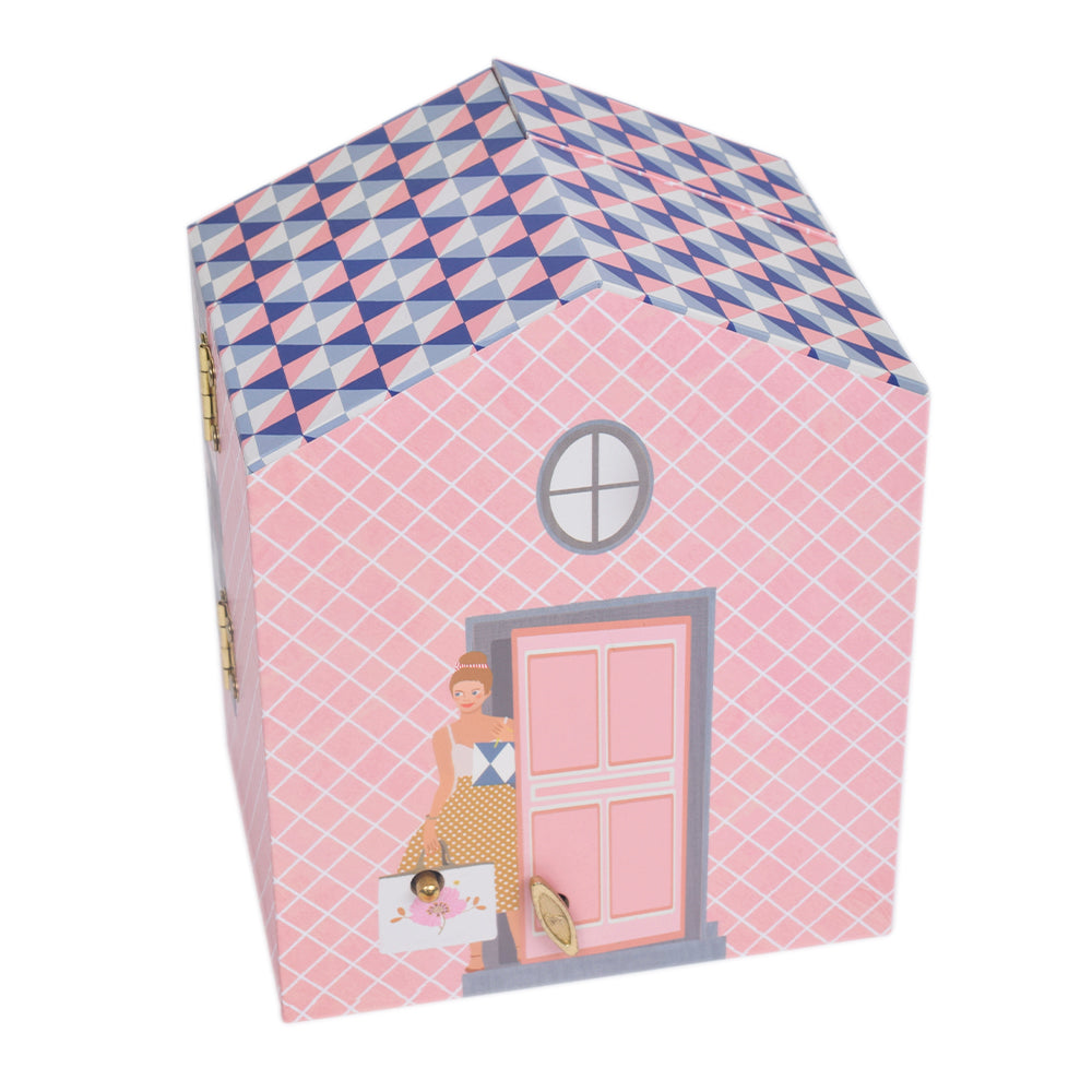 かわいいお店型 オルゴール付きジュエリーボックス チノショップ