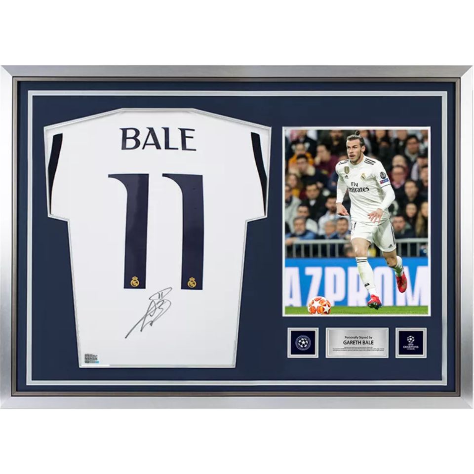 ガレス・ベイル【直筆サイン入り】レアル・マドリード2023-24ホーム