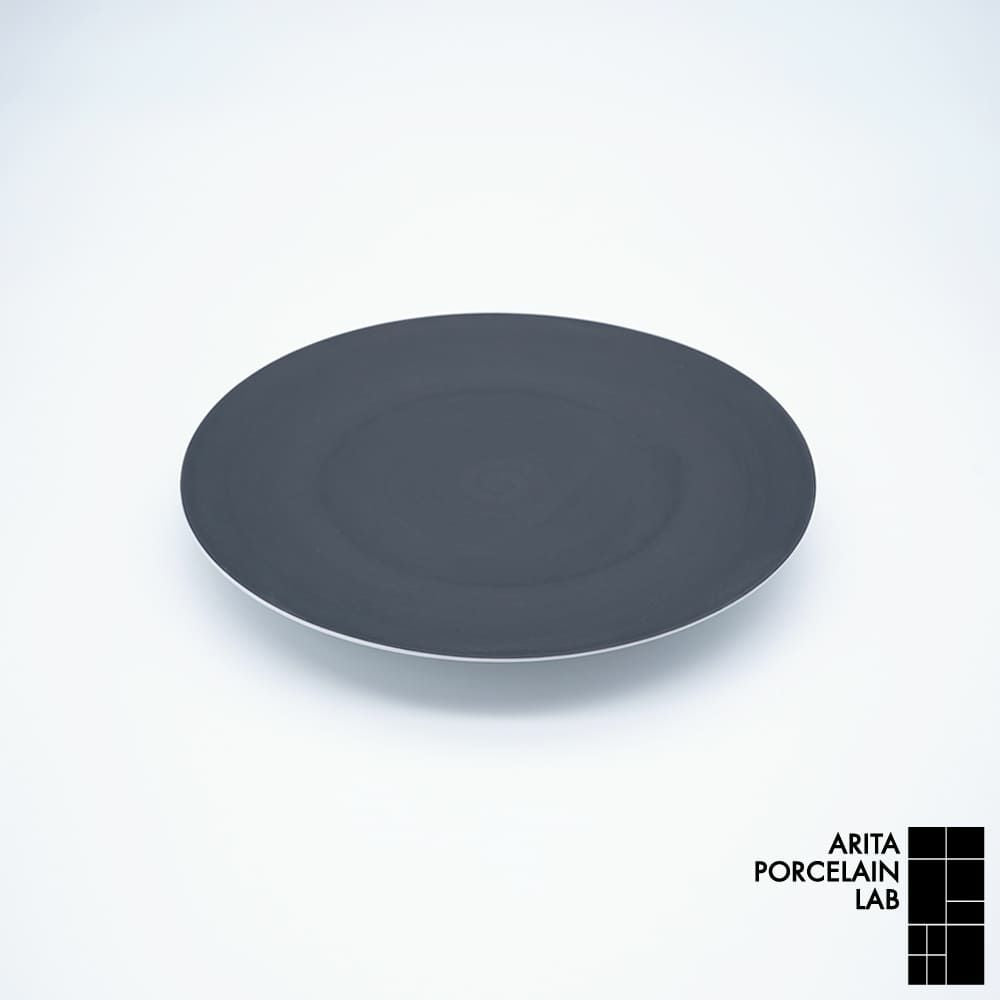 JAPAN SNOW フラットプレート M ブラック – ARITA PORCELAIN LAB [公式