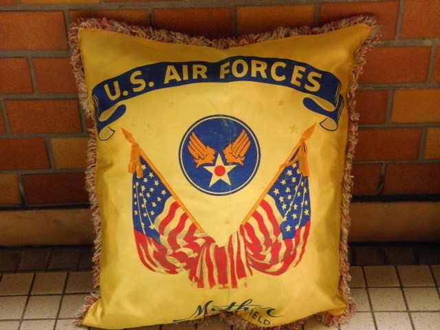1940年代 ミリタリー ヴィンテージ ピローケース（ AAF ・ USAF ・ USN