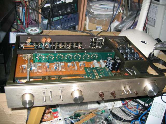 Luxkit 真空管式プリアンプ A3032型の修理