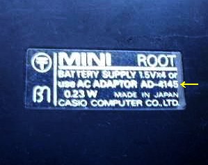 ACアダプタ互換表