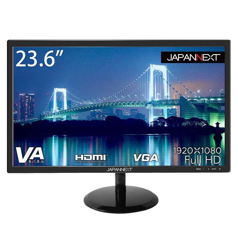 JAPANNEXT 23.6型 フルHD(1920x1080) 液晶モニター JN-236VFHD HDMI VGA