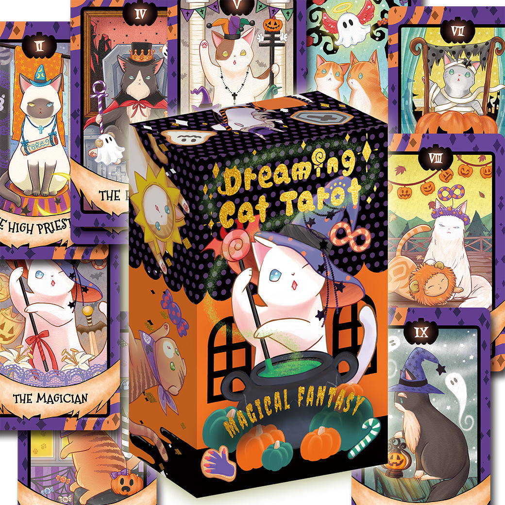 ドリーミングキャットタロット マジカル ファンタジー ゴールドエッジ