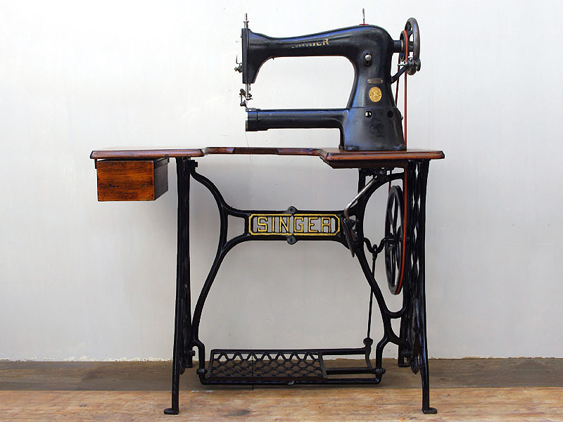 No.295 SINGER 17-1 シンガー製腕ミシン 工業用足踏みミシン