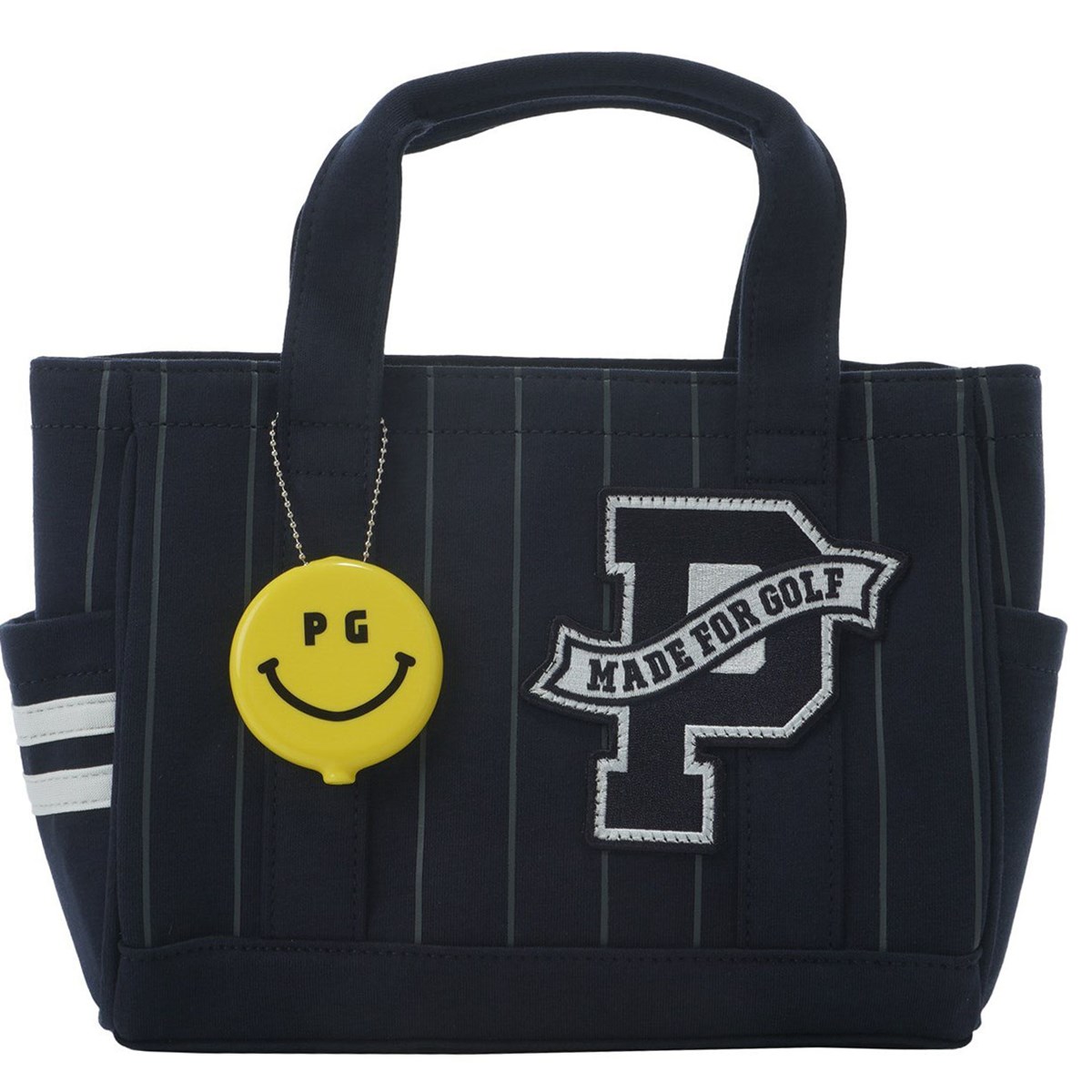 ピンストライプ柄裏毛カートバッグ(ラウンドバッグ)|PEARLY GATES