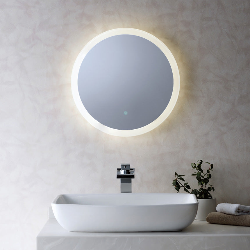 前面光Φ500 LED一体型ミラーライト 曇り止めヒーター無し MBK015