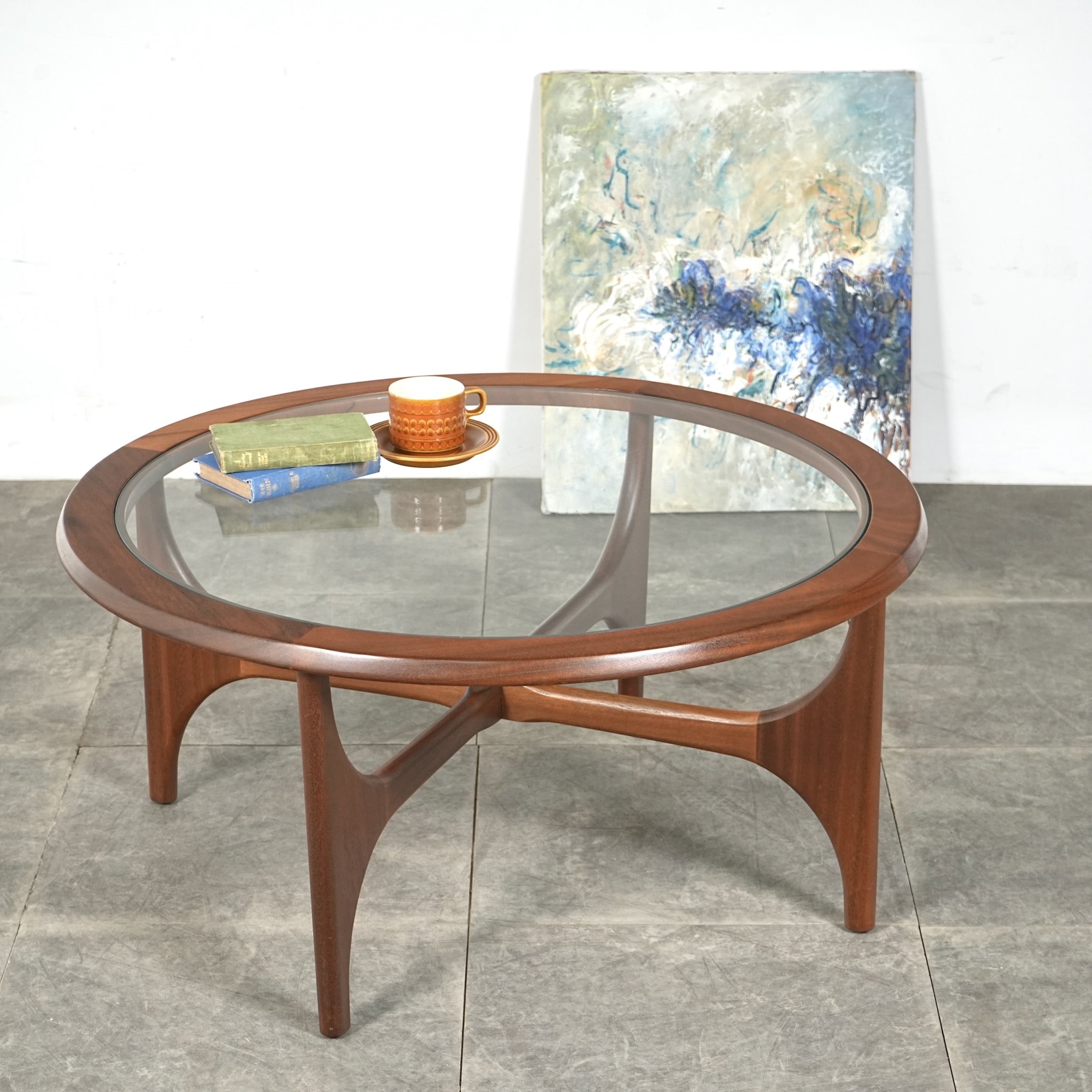 STONEHILL】ガラストップ ローテーブル – TIME HYPE