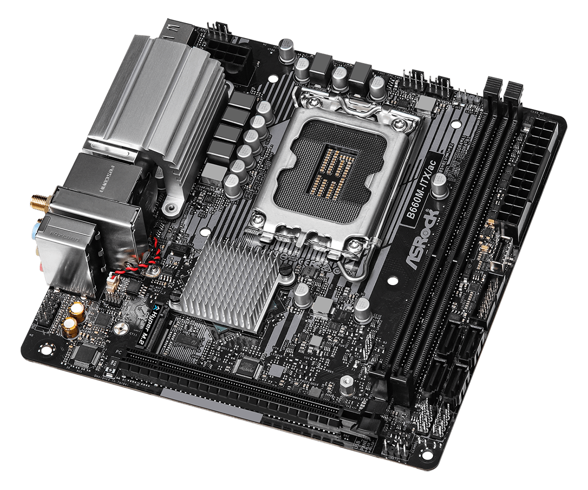 ASRock B660M-ITX/ac Supports 13th Gen & 12th Gen and next gen