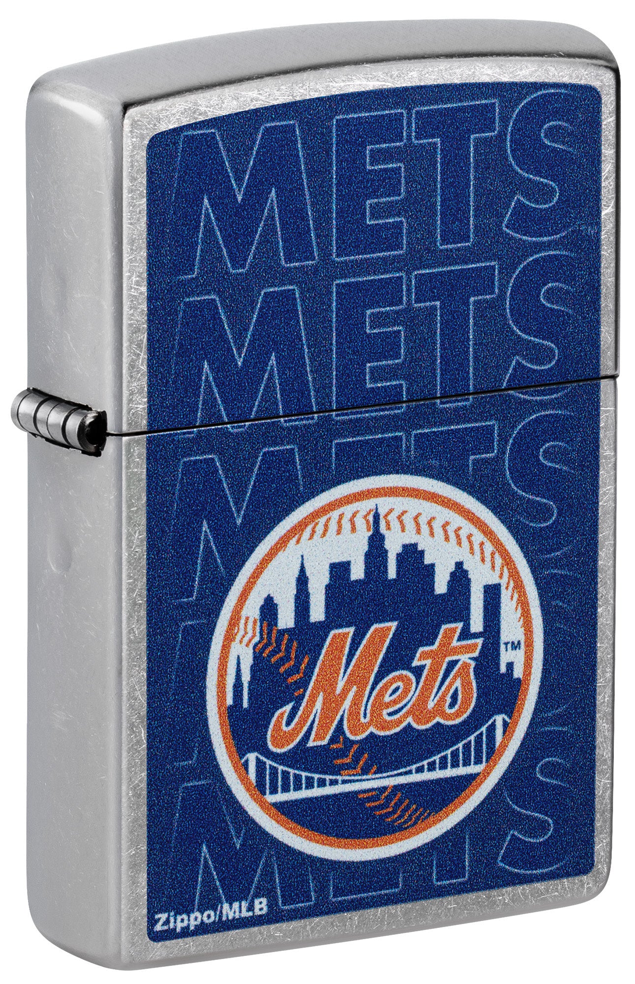 Zippo MLB® New York Mets™ Street Chrome Windproof Lighter – Zippo USA