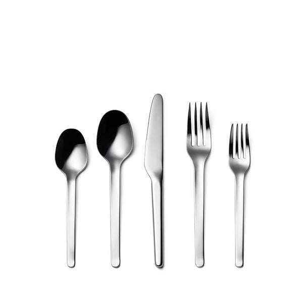 Heath Ceramics Muir Flatware in Polished (5 Piece Setting)