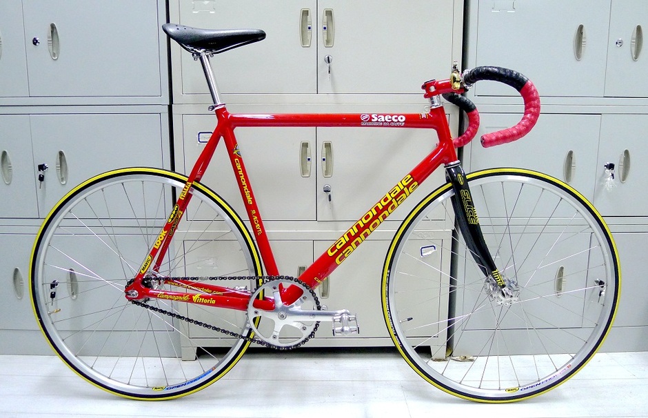 Cannodale Saeco CAAD4 Team Track - Pedal Room