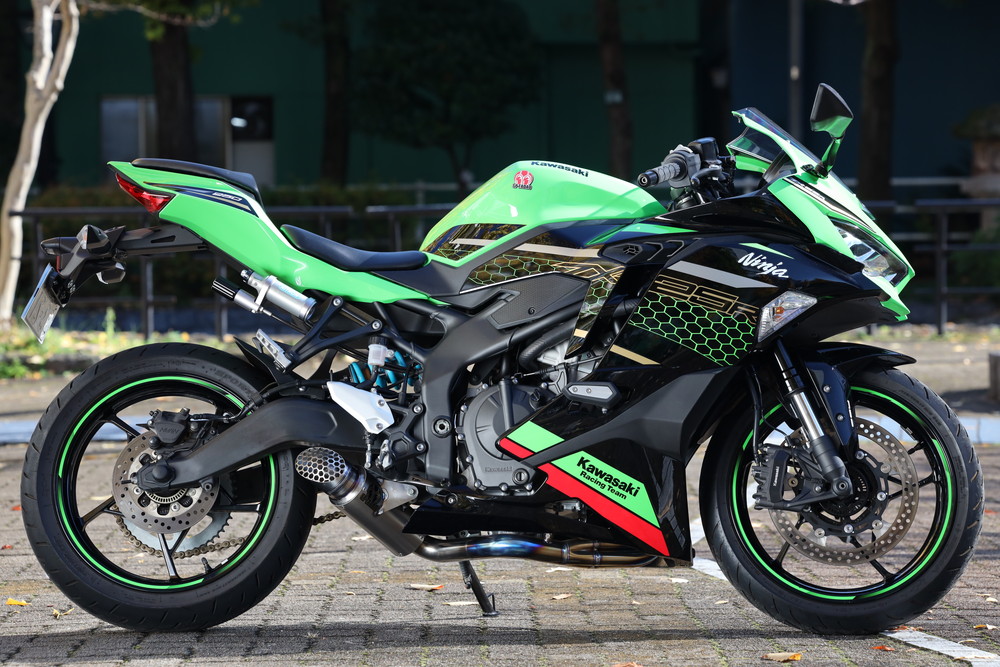 2022 Ninja ZX-25R / SE (2BK-ZX250E) POWERBOX FULL チタンブルー