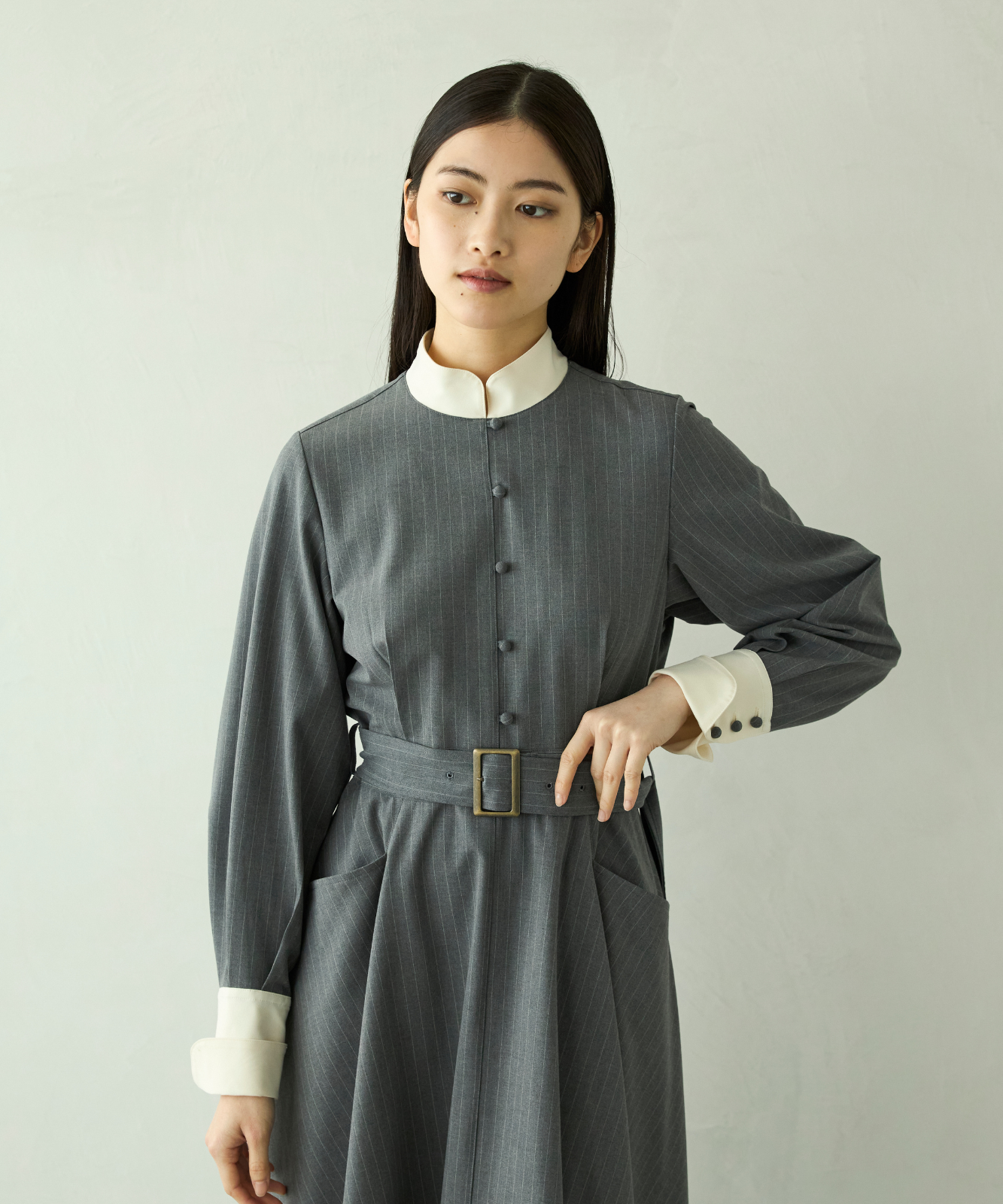 ≪通常販売≫classical stripe bicolor onepiece（クラシカル