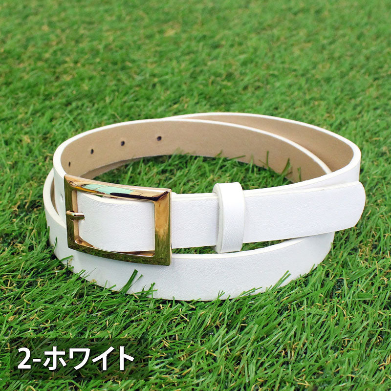 ゴルフ ベルト レディース ゴルフウェア 細い ナローゴルフベルト