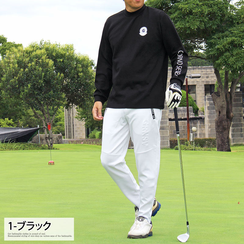 GIORNO SEVEN ジョルノセブン ゴルフウェア メンズ モックネックシャツ