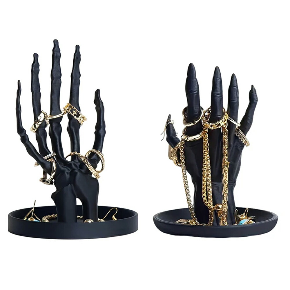 楽天市場】スカルハンド/デビルハンド ディスプレイ 1個 ブラック 黒色