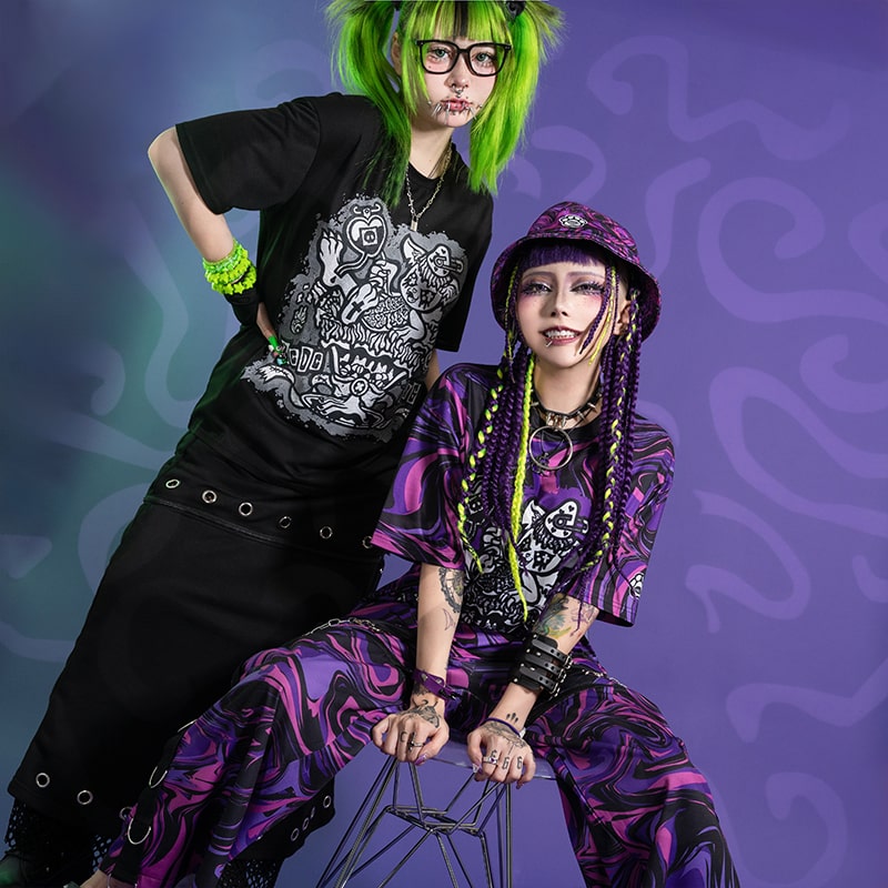 楽天市場】カオス Tシャツ 半袖 原宿系 原宿 ファッション パンク