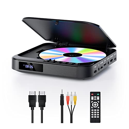 楽天市場】ミニDVDプレーヤー 1080PサポートFELEMAN DVD/CD再生専用