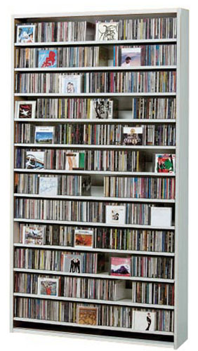 楽天市場】CDラック スリム 大容量 おしゃれ CD DVD 収納 ラック dvd