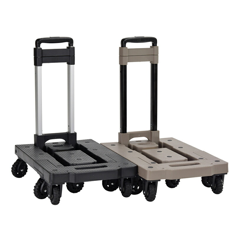 楽天市場】重い荷物もラクラク運べる！ キャリーカート トローリー