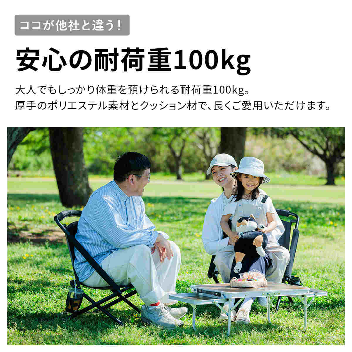 楽天市場】2WAY チェア QC-2WC55 ベランダチェア アウトドアチェア