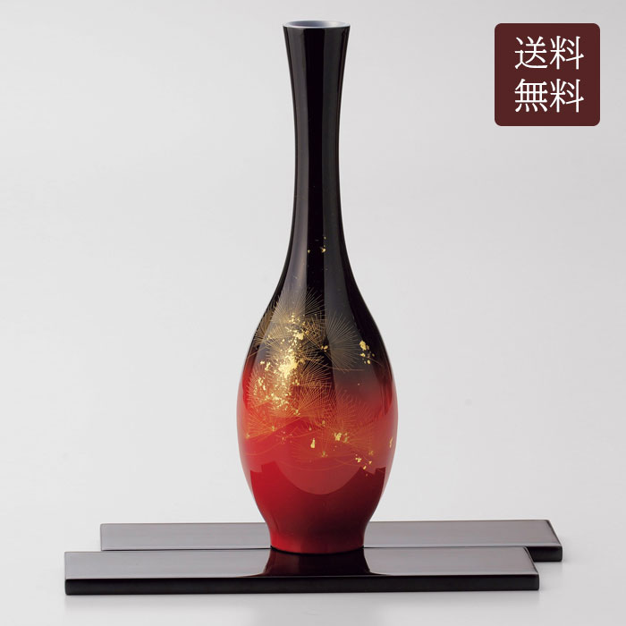 楽天市場】輪島塗 花器 鶴首型 曙華翔 : フリスト