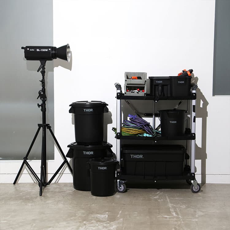 楽天市場】THOR QUADRATE BUCKET DC 4.7L ソー クアッドレイト バケツ