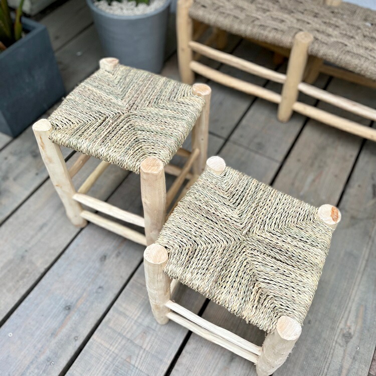 楽天市場】「木製スツール 2サイズ」モロッコ 椅子 ミニチェア 玄関