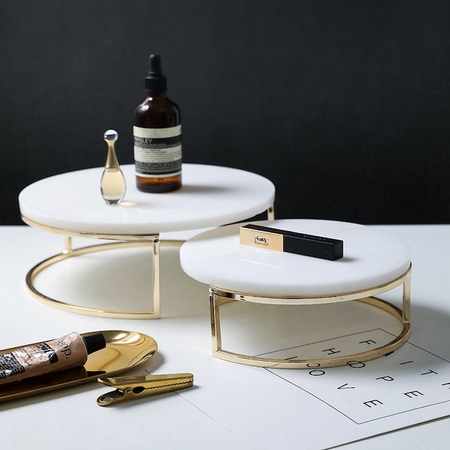 楽天市場】【選べる2カラー】大理石 プレート アクセサリープレート 脚