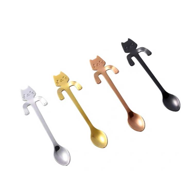 楽天市場】掛けられる コーヒースプーン 2本セット 猫 ネコちゃん