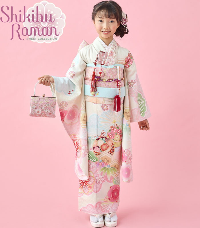 楽天市場】七五三 753 着物 7歳 女の子 四つ身着物 単品 式部浪漫