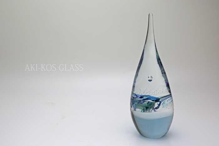 楽天市場】ガラスオブジェ「雫の杜」ガラス工芸・グラスアート