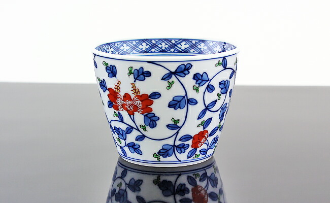 楽天市場】【ふるさと納税】源右衛門窯 染錦牡丹唐草 そば猪口 器 食器