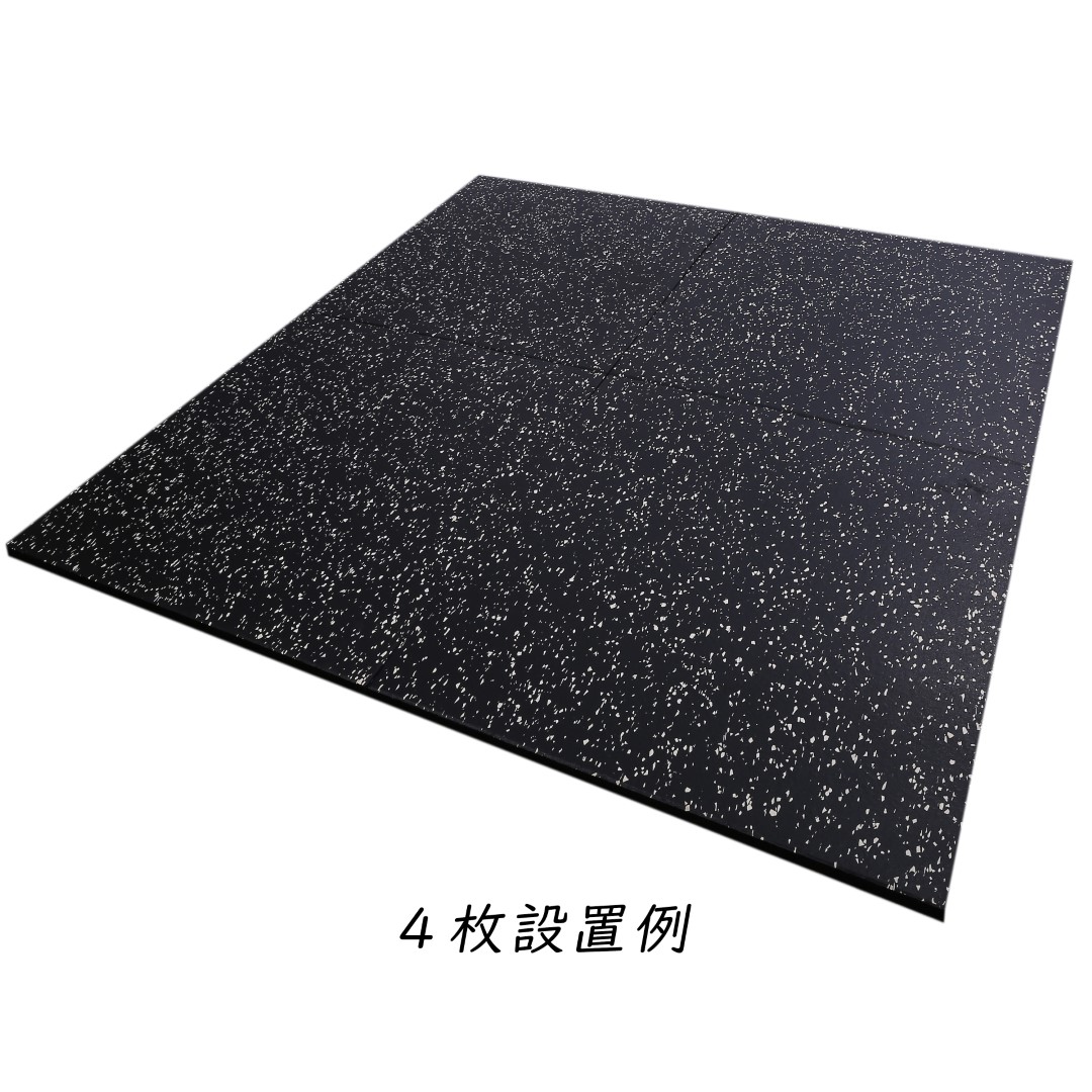 楽天市場】ISL ラバートレーニングマット 15mmフラットモデル 50x50cm