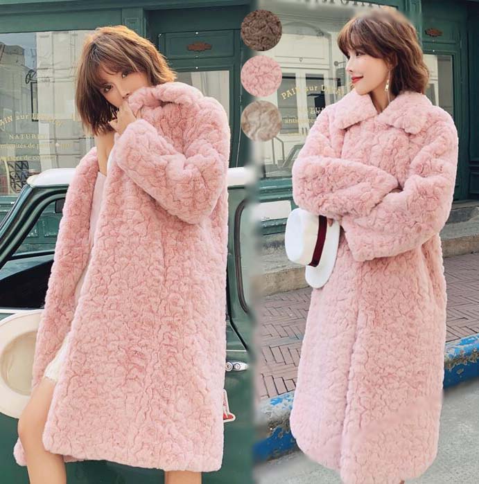 楽天市場】【送料無料】レディース ボリューム ふわふわコート ファー