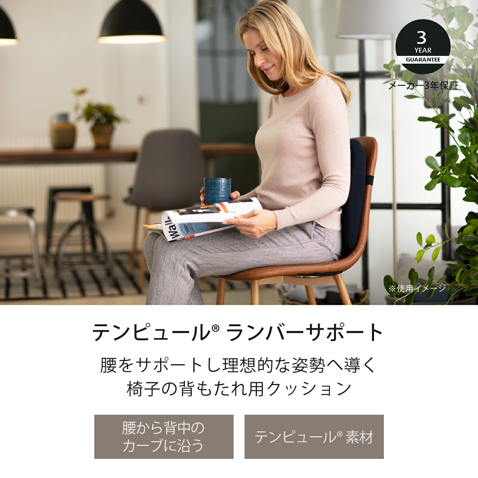 楽天市場】【公式】テンピュール Tempur クッション 腰当てクッション