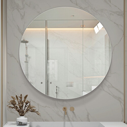 楽天市場】洗面鏡 鏡 ウォールミラー 壁掛けミラー 壁掛け鏡 幅50cm