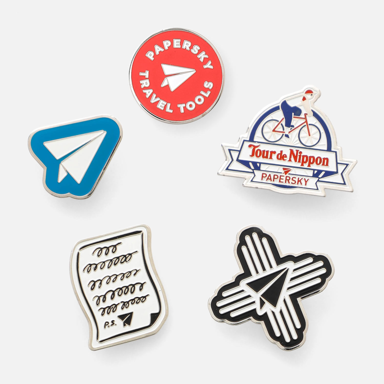 楽天市場】PAPERSKY Pins ペーパースカイ ピンズ ピンバッジ バッジ