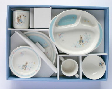 楽天市場】ピーターラビット 食器セット ランチセット ベビー食器 出産