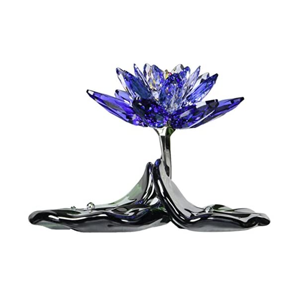 楽天市場】スワロフスキー 睡蓮 花 スイレン ブルーバイオレット