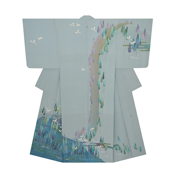 楽天市場】村上淳二山辺の風景模様京友禅 訪問着【中古】 : 銀座かわの屋