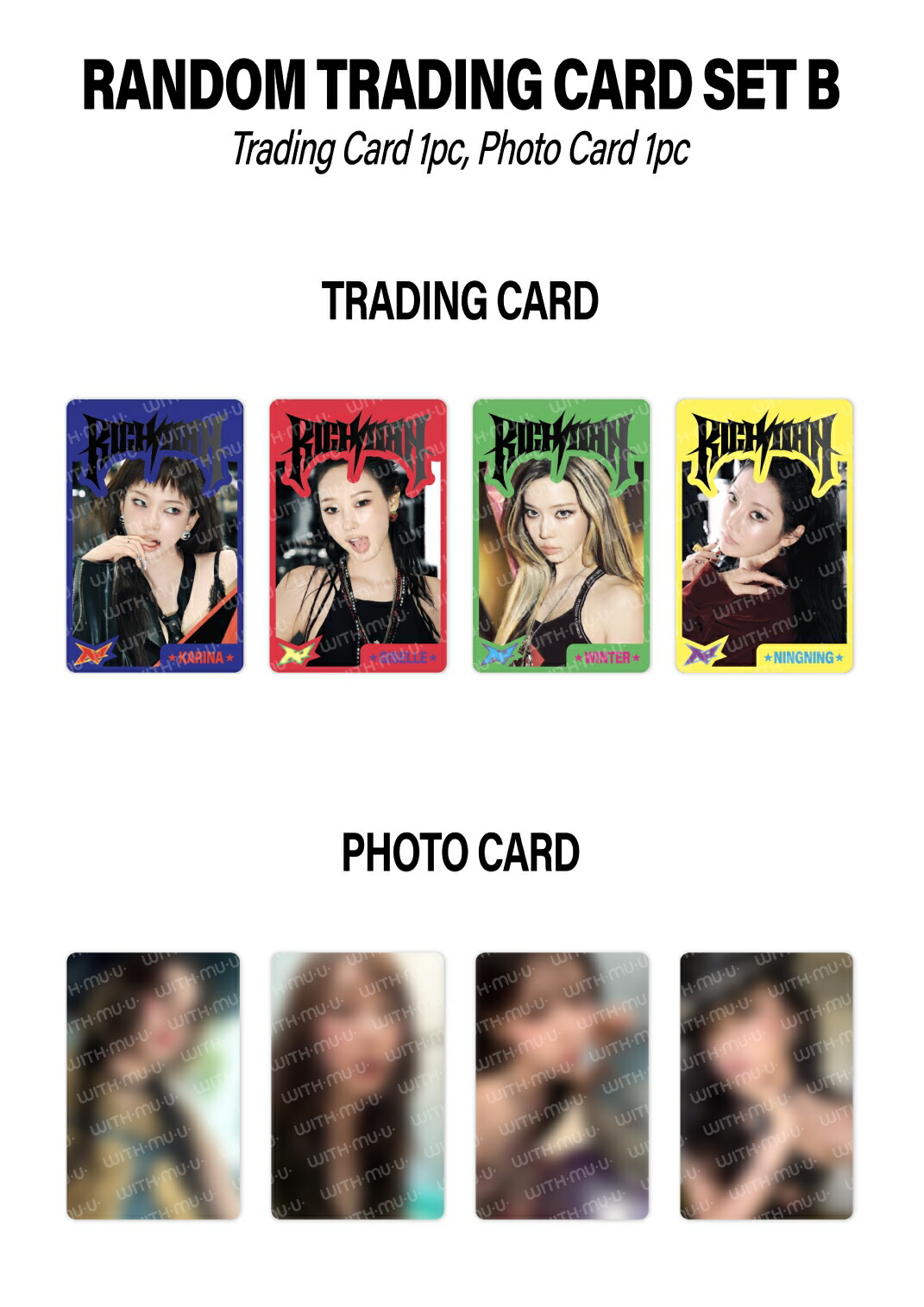 楽天市場】aespa -RANDOM TRADING CARD SET / 2025 Week [Rich Man