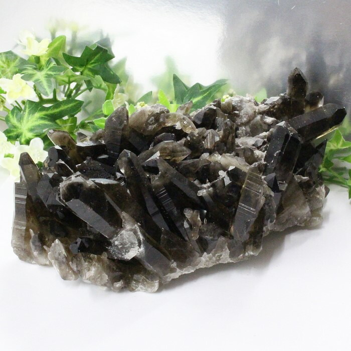 楽天市場】モリオン クラスター 黒水晶 Morion モリオン 原石