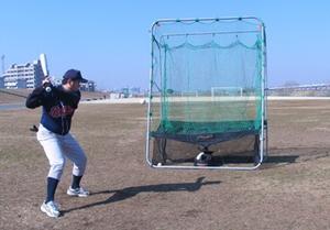 楽天市場】PROMARK 野球用 ネット 硬式 軟式バッティングトレーナー