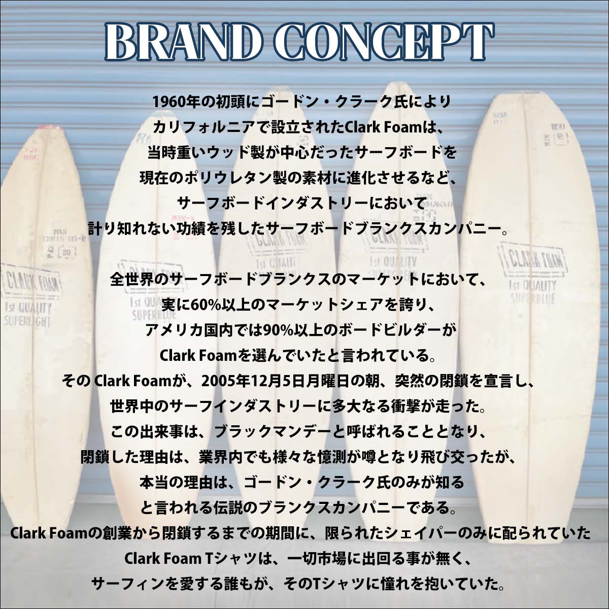 楽天市場】【3/4〜3/10エントリーでP10倍】Clark Foam クラーク