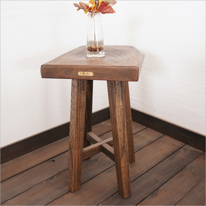 楽天市場】けやき 一枚板 スツール 木製 和モダン 椅子 おしゃれ