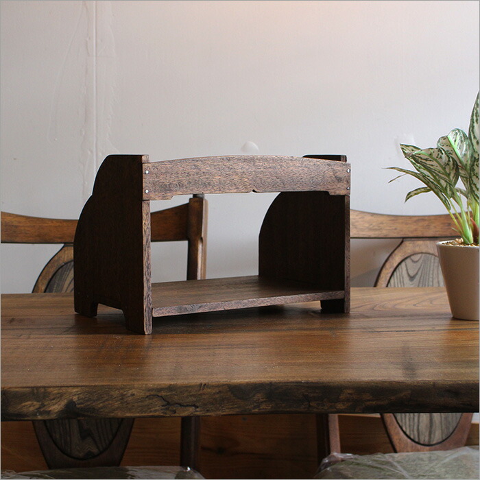 楽天市場】古い ブックスタンド 本立て ブックシェルフ アンティーク